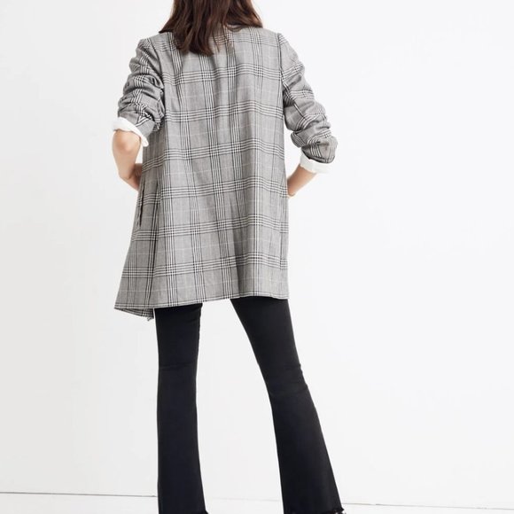 Madewell - Caldwell double-breasted blazer in Plaid - Picture 3 of 8
